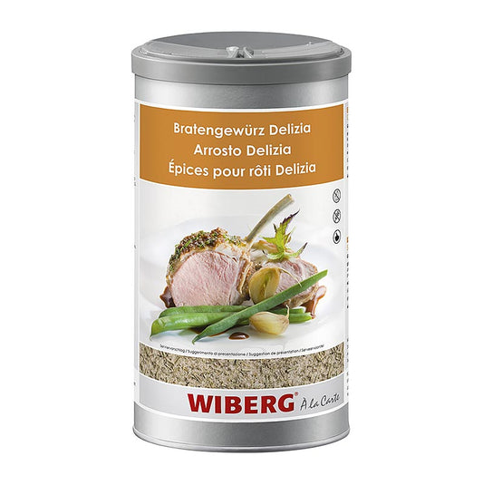 Image du produit Wiberg herbes à rôtir Delizia, sel aux herbes, 950 g emballage du produit