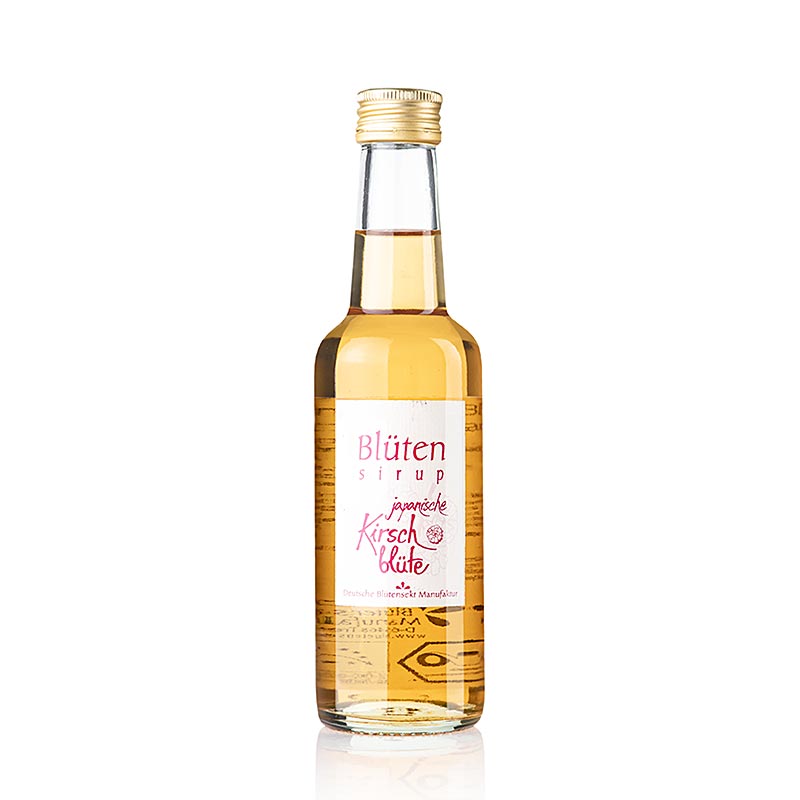 Sirop de fleurs de cerisier japonais biologique, ratio 1:10, bouteille de 250 ml image du produit