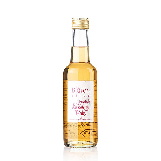Sirop de fleurs de cerisier japonais biologique, ratio 1:10, bouteille de 250 ml image du produit