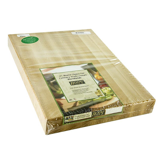 Planche à découper Boos Block RA02, en érable, 51x38x6cm, sans canal d'écoulement, 1 pièce, idéale pour la préparation des aliments et la découpe des ingrédients dans la cuisine