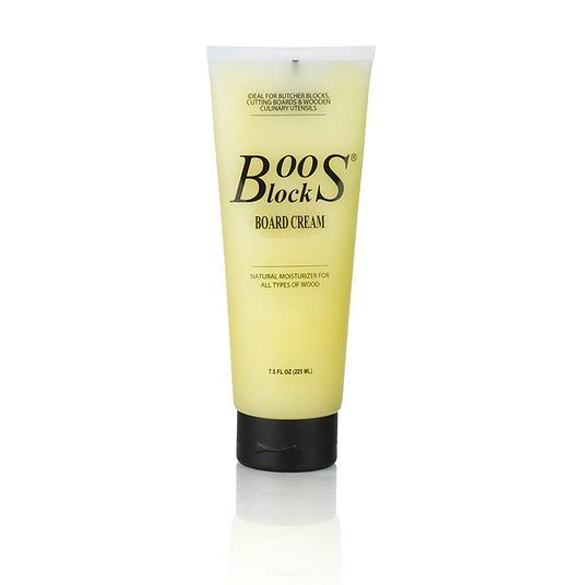 Boos Blockboard Cream, crème de soin à la cire d'abeille, 225 ml, pour la protection et l'entretien des planches à découper en bois et des ustensiles de cuisine