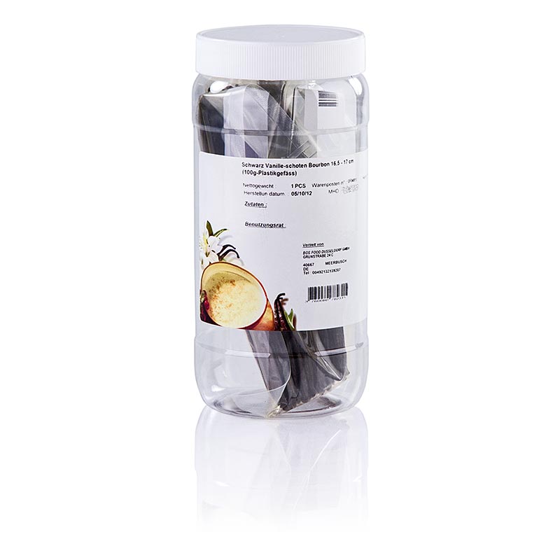 Gousses de vanille Bourbon, de Madagascar, avec environ 30 gousses, de la marque Eurovanilla, emballées dans 100 grammes