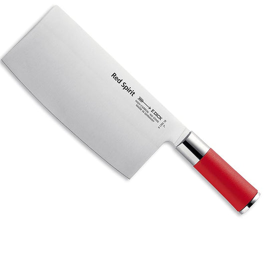 Red Spirit series, Couteau de chef chinois tranchant, 18cm, DICK, 1 st - Un couteau de chef chinois tranchant et durable pour trancher la viande et les légumes.