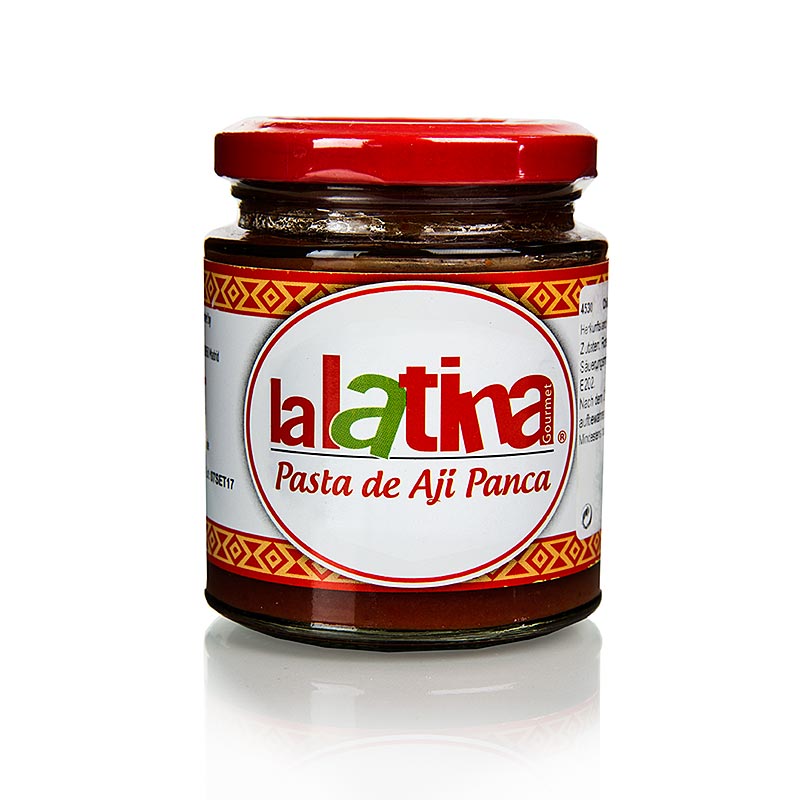 Piment rouge d'Espagne, Pasta de Aji Rojo Panca - lalatina, from Peru, 225 g - Une pâte de piment rouge du Pérou délicieusement épicée dans un bocal de 225 g