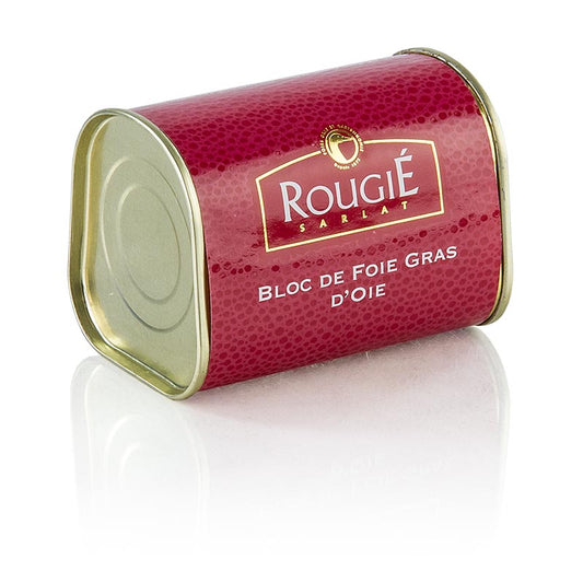 Bloc de foie d'oie, foie gras, trapèze, semi-conserve, Rougié, 145 g - luxueux et savoureux bloc de foie d'oie semi-conserve de Rougié, 145 g