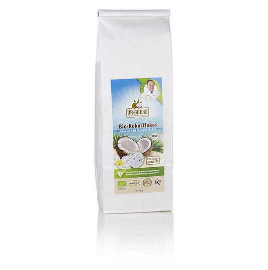 Flocons de noix de coco grossière Dr Goerg, 300 g emballés dans un sachet