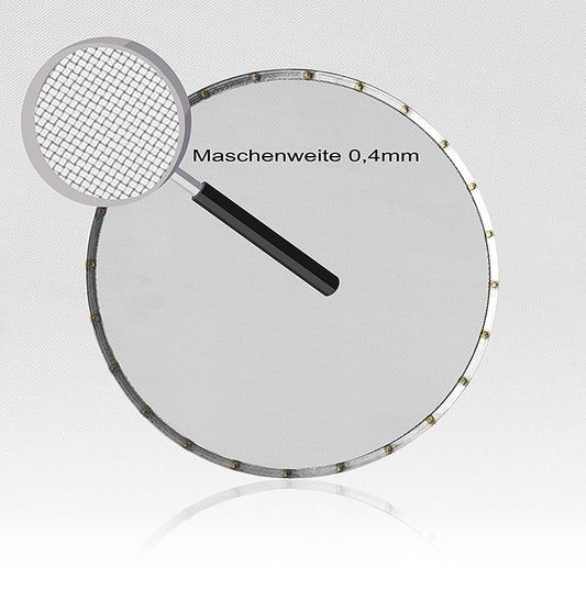 Tamis de remplacement pour tamis (Art35345), d'un diamètre de 30cm et d'une taille de maille de 04mm, vendu en 1 pièce