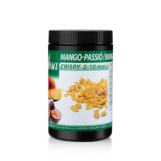 Fruits de la passion lyophilisés Sosa Crispy Mango, 250 g, pour un en-cas délicieux et croquant
