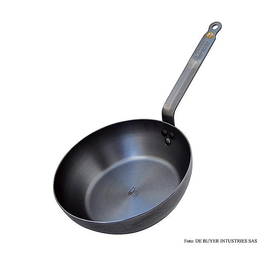 DeBUYER Mineral B Element poêle en fer Country, ø 28cm, 87cm de haut, 1 pièce - Poêle en fer durable et polyvalente pour la cuisine