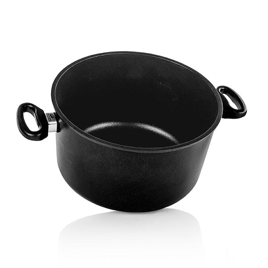 Marmite à induction AMT Gastroguss, marmite en acier inoxydable d'un diamètre de 28 cm et d'une hauteur de 16 cm, idéale pour la cuisson à induction