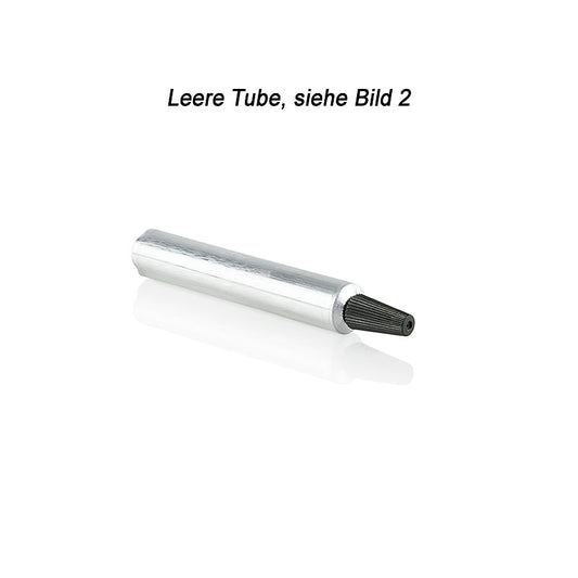 Tube de remplissage argenté de 7ml sans contenu de 100% Chef, pièce unique