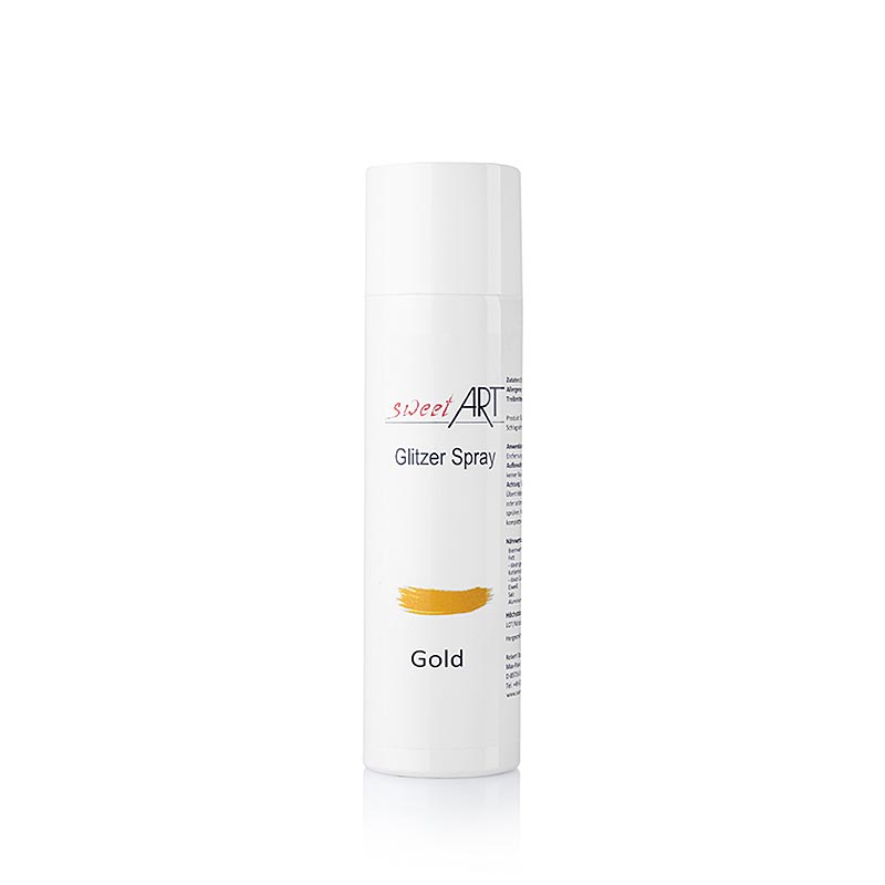 Spray pailleté, or brillant, Sweet Art, 250 ml - Une peinture pailletée or étincelante pour des projets artistiques créatifs