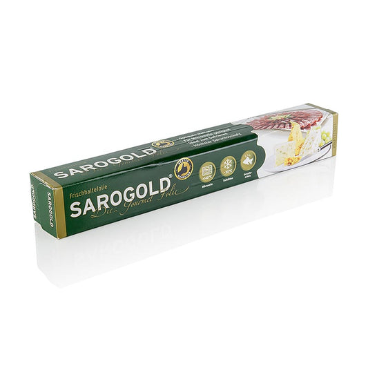 SAROGOLD gourmet foil, 30cm x 20m, 1 pcs - Film de conservation des aliments de haute qualité, durable et polyvalent