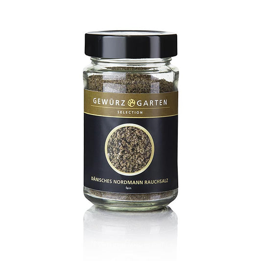Sel fumé Premium Druid (sel Viking) au goût intense et fin de fumée de genièvre, 200 g