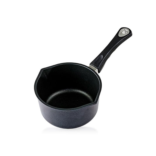 Cuvette à lait et à sauce AMT Gastroguss 18 cm de diamètre et 9 cm de hauteur, 1 pièce, pour préparer des sauces et chauffer du lait