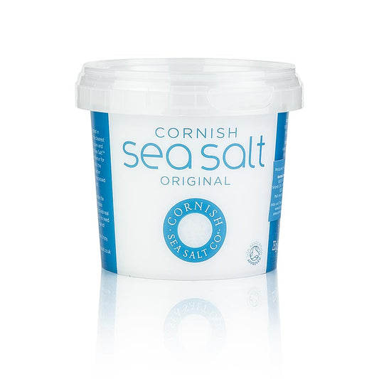 Flocons de sel de mer de Cornouailles/Angleterre, 225 g - produit de manière traditionnelle et de haute qualité