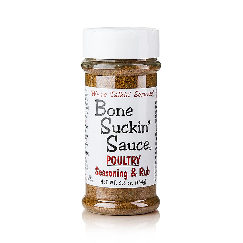 Préparation d'assaisonnement pour barbecue Bone Suckin' Poultry Seasoning & Rub de Ford's Food, 164 g, pour assaisonner parfaitement le poulet.