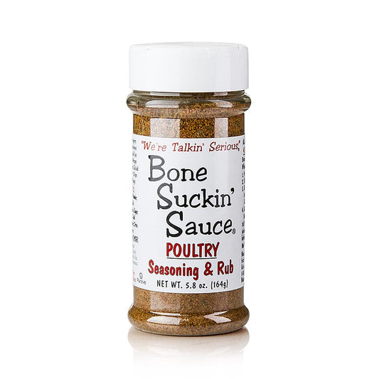 Préparation d'assaisonnement pour barbecue Bone Suckin' Poultry Seasoning & Rub de Ford's Food, 164 g, pour assaisonner parfaitement le poulet.