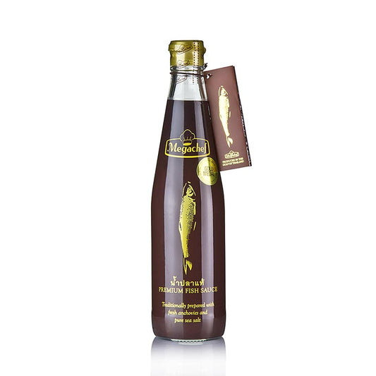 Sauce de poisson Megachef 500ml sans gluten, parfaite pour une variété de plats