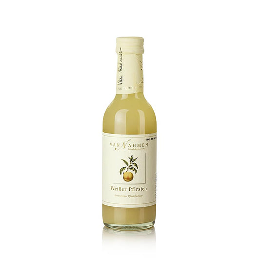 Nectar de pêche blanche de Nahmen, 50% de jus direct, bouteille de 250 ml