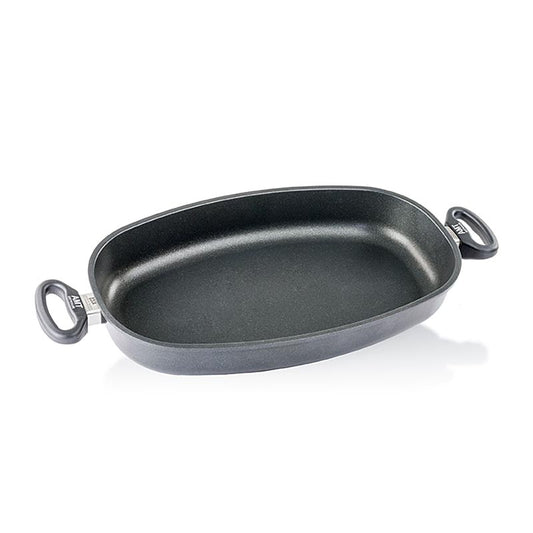 AMT Gastroguss 40x24cm plat à rôtir avec 6cm de hauteur, idéal pour cuisiner une variété de plats, produit durable et de haute qualité