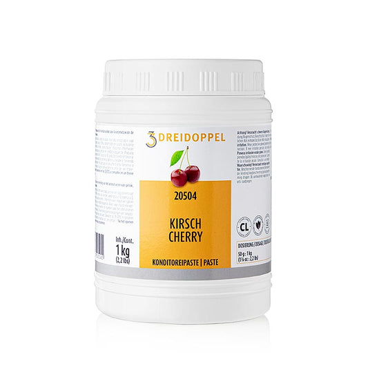Pâte de cerises, Dreidoppel, Nr205, 1 kg : pâte de cerises de haute qualité pour la confiserie et la pâtisserie professionnelles
