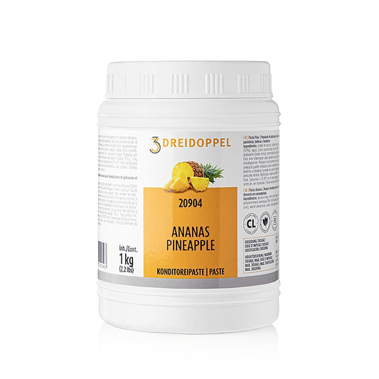 Pâte d'ananas Dreidoppel nr 209 1 kg, une pâte délicieuse et polyvalente à base de fruits, parfaite pour les desserts et les confections.