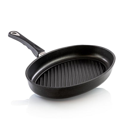 AMT Gastroguss 35x24cm plaque à induction avec canal à graisse