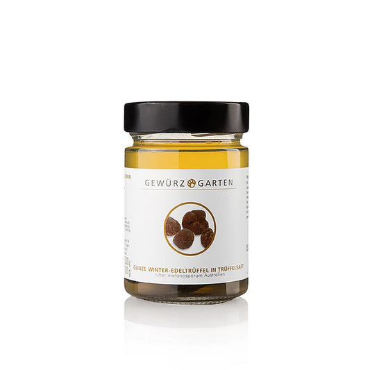 Gewürzgarten Wintered truffle, truffe entière (tuber melanosporum) Australie, 300 g - délicieuse et aromatique truffe noire d'hiver d'Australie dans un emballage de 300 grammes.