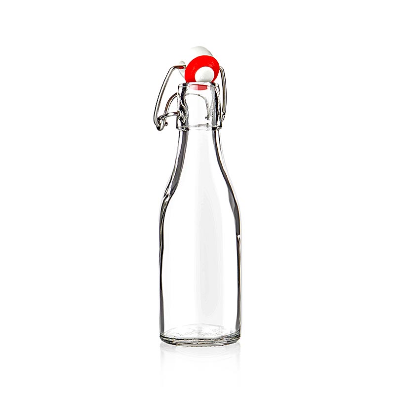 Flacon à clip métallique, 200ml, 1 pièce, flacon en plastique transparent avec clip métallique, convient pour divers liquides et à des fins décoratives