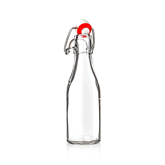 Flacon à clip métallique, 200ml, 1 pièce, flacon en plastique transparent avec clip métallique, convient pour divers liquides et à des fins décoratives