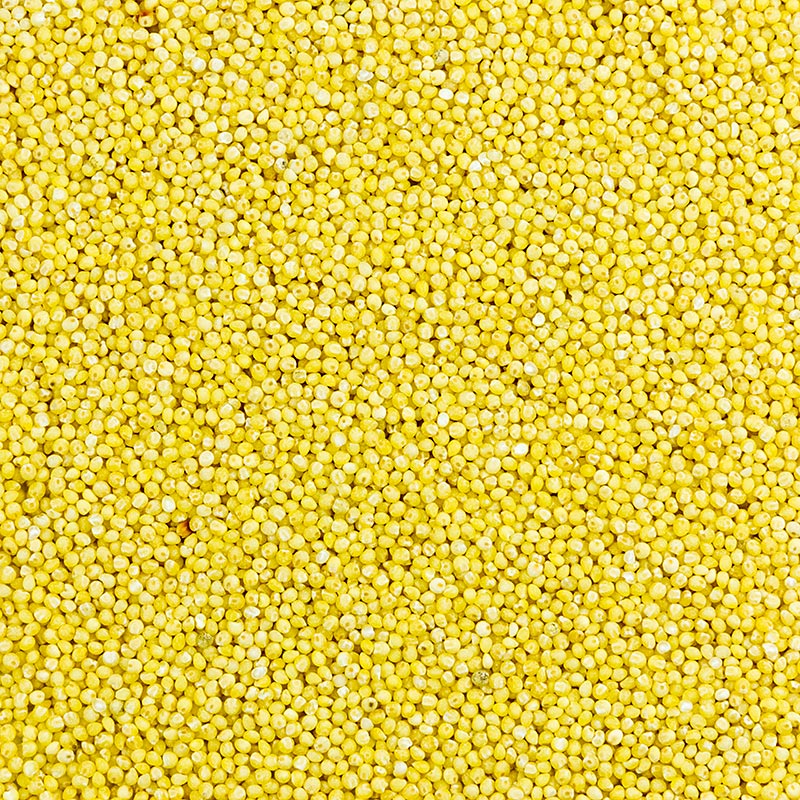 Millet, entier, décortiqué, bio, 1 kg emballé dans un emballage écologique