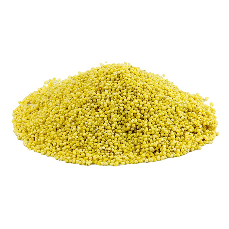 Millet entier décortiqué biologique, paquet de 1 kg, une céréale nutritive sans gluten