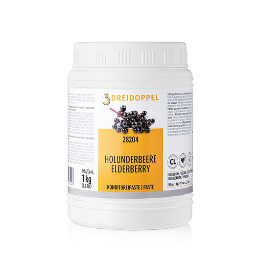 Pâte de sureau, Dreidoppel, Nr282, 1 kg - Un kilogramme de délicieuse pâte de sureau de Dreidoppel.
