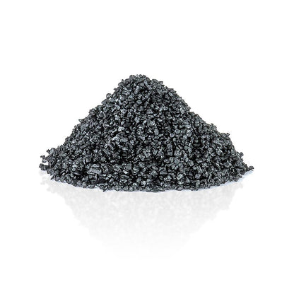 Sac de 1 kg de gros sel noir du Pacifique décoratif de Palm Island avec charbon actif