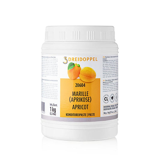 Pâte d'abricot délicieuse et polyvalente Dreidoppel Nr206, 1 kg pour tous vos besoins en pâtisserie