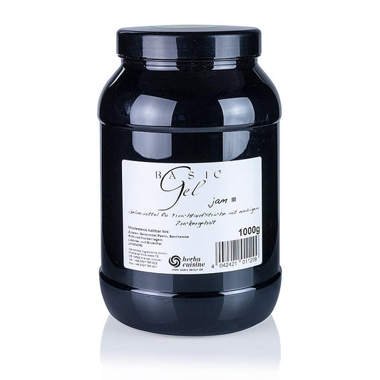 Herbacuisine Basic Gel for Jam 3, vert, vegan, 1 kg - idéal pour la préparation de confitures vegan