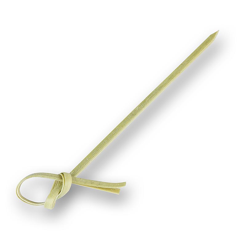 Brochettes en bambou avec extrémité nouée, 8 - 10cm, 200 pièces pour la préparation des aliments