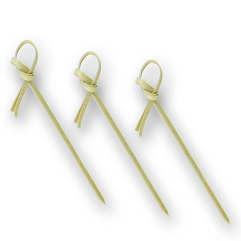 200 pièces de brochettes en bambou avec extrémité nouée, 8 - 10cm pour la cuisine