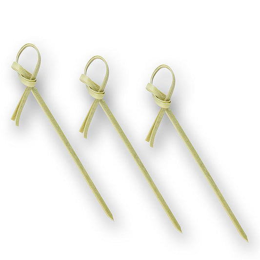 200 pièces de brochettes en bambou avec extrémité nouée, 8 - 10cm pour la cuisine