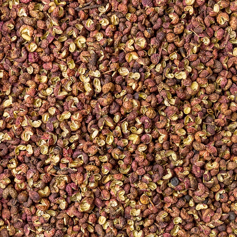 Paquet de 250 g de poivre rouge de Sichuan, également connu sous le nom de poivre de Sichuan ou poivre de montagne chinois, cueilli à la main