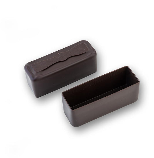 Moule à chocolat Rectangle chocolat noir, 60x20x25mm, Michel Cluizel, 1.215 kg, 135 pièces - Moule à chocolat noir durable de Michel Cluizel, 60x20x25mm, 1.215 kg, 135 pièces