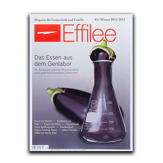 Effilee - Magazine pour la nourriture et la vie, numéro 31, magazine en un seul exemplaire avec de superbes photos de nourriture et un contenu sur l'art de vivre