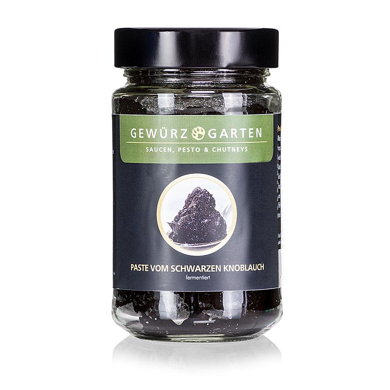 Pâte d'ail noir (fermenté) bio de Gewürzgarten, 100% naturel, 250g