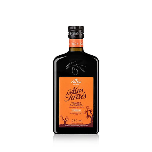 Condimento avec Aceto Balsamico de 7 ans d'âge de MAS TARRES, 250 ml, parfait pour les salades et les marinades.