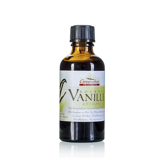 Extrait de vanille Bourbon, non moucheté, pressé à froid, de Madagascar, 50 ml - un produit de haute qualité à base de gousses de vanille pures de Madagascar