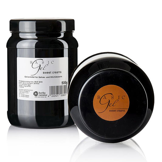 Herbacuisine 500 g gel de base pour crème douce, brun, produit végétalien