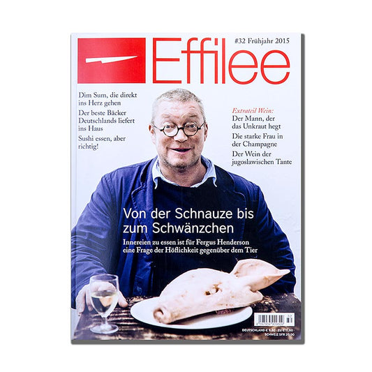 Effilee - Magazine pour la nourriture et la vie, numéro 32, 1 pièce est un magazine sur la nourriture et le style de vie avec de belles photographies et des articles inspirants.