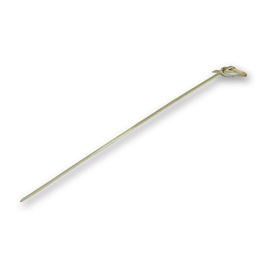 Brochettes en bambou pour la préparation des aliments, 18cm de long, couleur verte