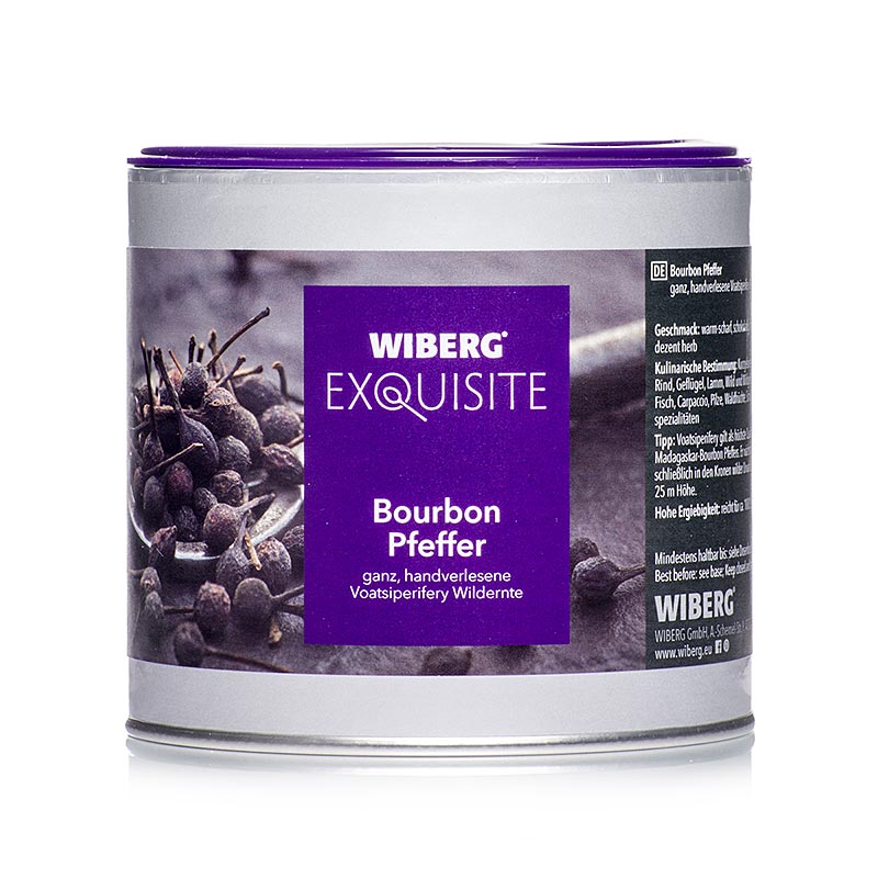 240 g de produit d'épices Wiberg Exquisite Bourbon Pepper (Voatsiperifery)
